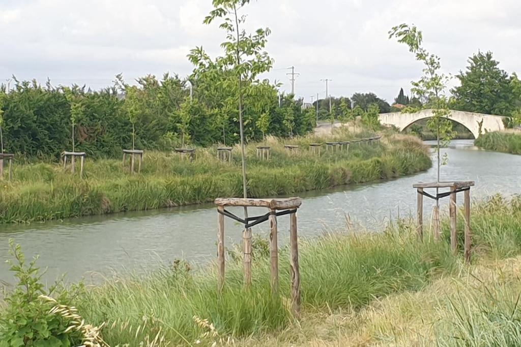 Un Bol D'Air Frais Et De Soleil Entre Campagne Et Plage Villa Beziers Luaran gambar