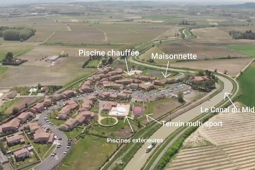 Un Bol D'Air Frais Et De Soleil Entre Campagne Et Plage Villa Beziers Luaran gambar